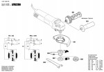 Bosch 3 601 H26 000 Gws 14-150 Ci Angle Grinder 230 V / Eu Spare Parts